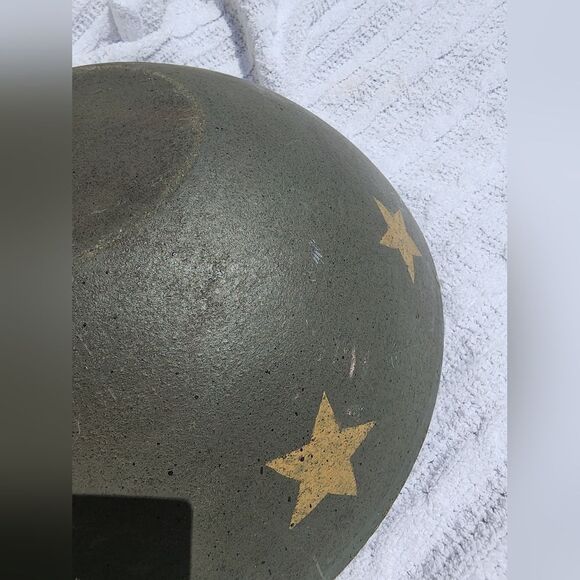 Vintage Folk Art Primitive Hand painted colonial americana bowl wall home décor - Picture 13 of 13